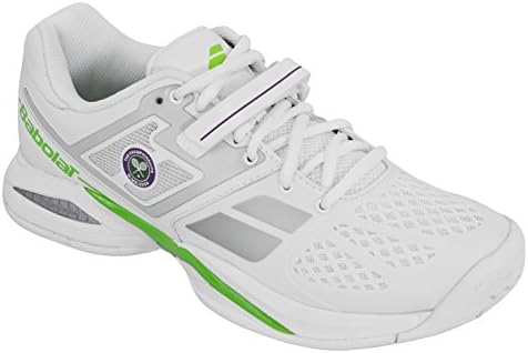 BABOLAT Propulse BPM All Court Men's Wimbledon Tennis Shoe, White/Green, US10