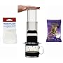 AeroPress Coffee and Espresso Maker with Bonus 350 Micro Filters and FREE Snickerdoodle Flavored Gourmet Coffee