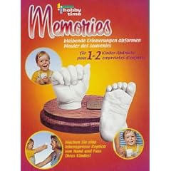 Glorex 62704010 - Giess Set Hand/Fuss Abdruck