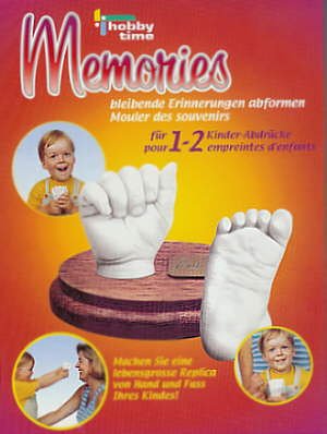 Glorex 62704010 - Giess Set Hand/Fuss Abdruck