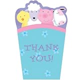 Barnyard Thank You Cards (8 count)