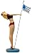 American Shop - Deko Figur Lady & American Flag, 105 cm