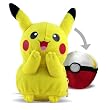 Pikachu - Pokemon Pokeball Flip-out Plush Toy (Transform a Pokeball into a Pokemon) (Japanese Import)
