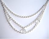 Jeweled Chain Belt in Silver
