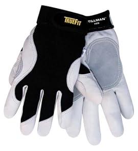 Tillman 1470-2X TrueFit Performance Work Gloves, Top Grain Goatskin Leather, 2XL
