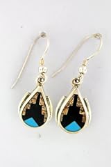 David Rosales Native Earth Navajo Inlay Earrings