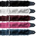 Get'm Get'm Faux Fur Guitar Strap, Pink
