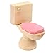 KINGSO Wooden Miniature Furniture Set Doll House Kids Toy Gift Bathroom