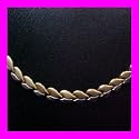 MAGNET THERAPY Leaf Necklace relieve HEADACHES & NECK PAINS
