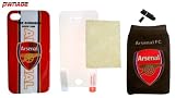 Arsenal FC iPhone 4 & 4s Case + 5x Accessories (Pwnage)
