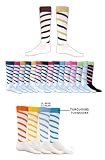 Red Lion Cyclone Athletic Socks WHITE/VEGAS GOLD/BLACK 9-11 (NOT SHOE SIZE- SEE SIZES BELOW)