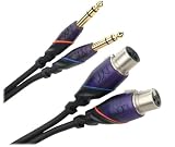 Monster Cable M DJ-CFX-4M Monster DJ Cables 4 meter pair XLR Female to TRS