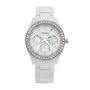 Fossil Women's ES1967 Stella Day/Date Display Quartz White Dial Watch