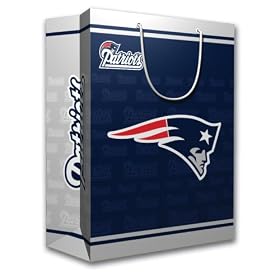New England Patriots Team Logo Gift Bag (Medium)