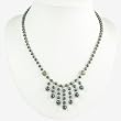 Handmade Hematite And Silver Necklace
