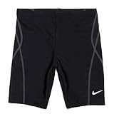 NIKE キッズ・ジュニア男児用 ブランドスクール水着 sw1638 150cm ブラック×グレー