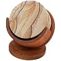 Thirstystone Oak Pedestal Wood Coaster Holder