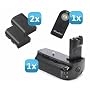 Minadax Profi Batteriegriff fuer Canon EOS 5D Mark&hellip von Impulsfoto