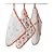 Aden & Anais Muslin Washcloth Set 3-Pack - Orange and Silver
