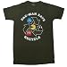 PAC-MAN "RECYCLE" Fine Woven Military Green Licens...