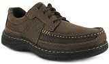 Mens Brown Leather Casual Hush Puppies Shoes. - Brown - UK 6-12