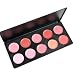 IQ Natural 10 color lip palette Pink Apricot Neutral(non