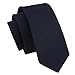 Mantieqingway Men's Cotton Solid Jacquard Narrow Neckties