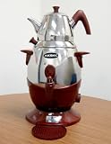 ELECTRIC SAMOVAR Maroon Bakelite Handle- 4.5 liter