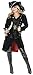 Charades Women's Pirate Vixen Jacket, Black, Medium (C02315)