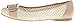 AK Anne Klein Women's 7briele Leather Ballet Flat