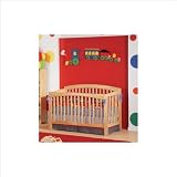 Atlantic Furniture Richmond Convertible Crib, Natural Maple