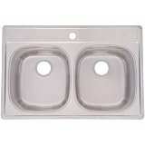 Buy FrankeUSA DSK954BX Double Bowl Stainless Steel 33x22in. Topmount Sink by Franke