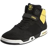 C1RCA Men's Trece Skateboard Shoe,Black/Yellow,5 M US