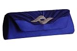 EyeCatchBags - Lavish Ladies Prom Wedding Bridal Party Evening Clutch Bag Handbag Royal Blue