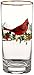 Lenox Winter Greetings Cardinal Highball Glasses (Set of 4), Clear