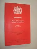 Small firms : report of the Committee of Inquiry on Small Firms; chairman J.E. Bolton