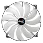 Aerocool Silent Master Ventilateur Avec LED Blanc 200 mm (Import Allemagne)