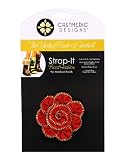 CastMedic Designs Strap-It Rosette with Silver Zipper, Red