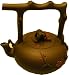 YiXing Teapot-Plum Bossom 5"x5 1/2",11.3ozPure YiXing Black Clay,Good for Gifts
