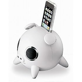 CAV�W���p�� iPod�Ή�2.1ch�A�N�e�B�u�X�s�[�J�[�@IPIGLET �A�C�s�O���b�g �z���C�gAIP AIP-WH(CAV)