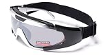 Jimarti Ultimate Ski Goggles with Care Kit & Double Lens Winter Sports J4bksv Black & Silver Air