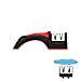 Knife Sharpener, Wuudi 2 Stage Kitchen Knife Sharpener with Spare Grinding Head as A Gift