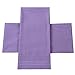 Honeymoon 1800 Brushed Microfiber Embroidered Bed Sheet Set, Ultra Soft, Queen - Light Purple