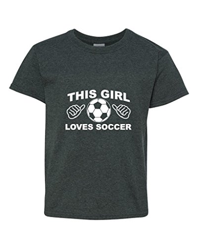 Artix This Girl Loves Soccer Unisex Youth T-shirt Tee
