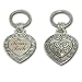 Texas Tech Red Raiders Key Tag Heart Shape