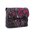 Animal Messenger Shoulder Bag - Dream a Little Dream Blk Flower
