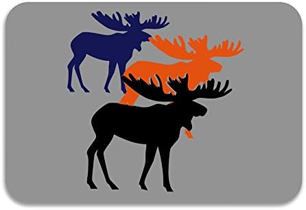 Montday Three Reindeer Anti-Slip Anti-Bacterial Bath Mat 15.7" X 23.6" White