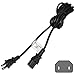 HQRP 10ft AC Power Cord for Sony KDL-46Z4100 KDL-40V4100 KDL-40V4150 KDL-40V5100 KDL-40VE5 KDL-40Z4100 Bravia HDTV TV LCD LED Plasma Mains Cable + HQRP Coaster