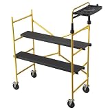 Tricam SCD-04-T 4-Foot Portable Scaffold with Tray, 4-Foot ft with 500-Foot Capacity