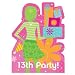 Birthday Style 13 Cutout Invitations (8 count)